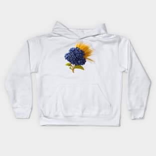 Wheat and grapes Kids Hoodie